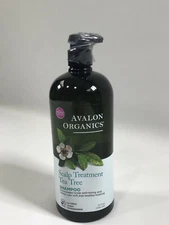 Avalon Organics Scalp Treatment Tea Tree Shampoo 32 oz NEW!