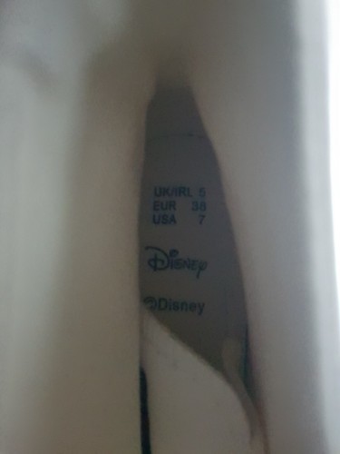 Vintage Primark Disney Minnie Mouse high top Trainers white size uk 5 - Picture 4 of 7