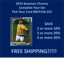 2024 Bowman CHROME Prospects #BCP 151-252 You Pick Complete your set SPECIAL!!!!