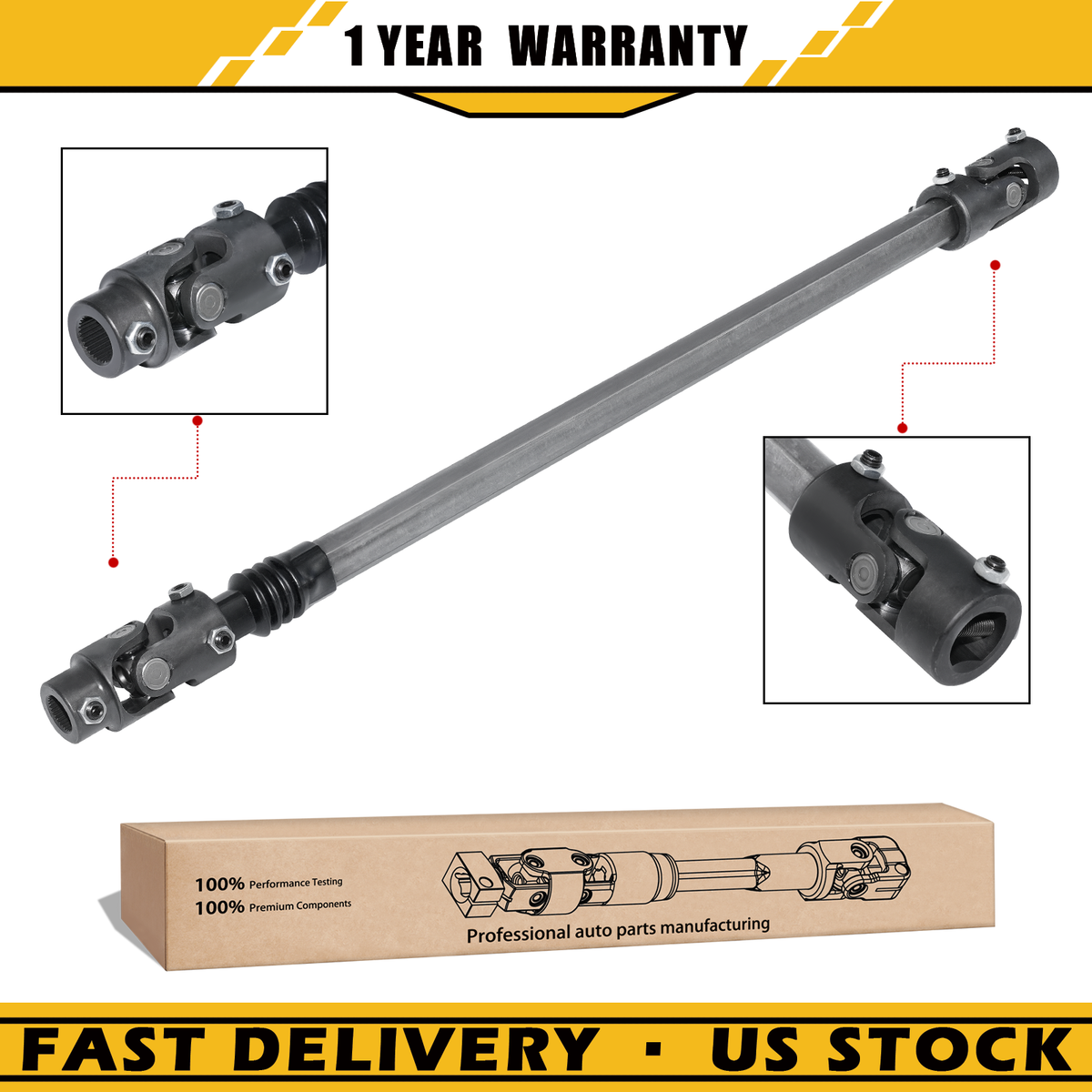 New Intermediate Steering Column Shaft Fit For 1979-1994 Chevy GMC