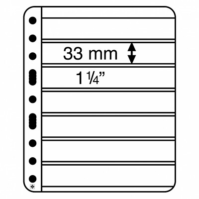Lighthouse Vario Plus Black Stamp Stock Double Side Pages 7 Rows 15 Sheets Deal
