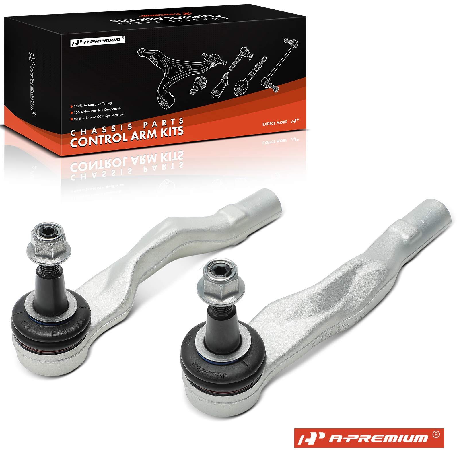 A-Premium 2x Front Outer Tie Rod End for Porsche Panamera Bentley Continental