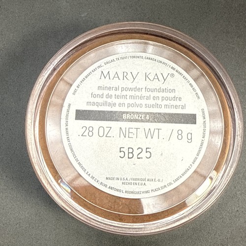 MARY KAY fond de teint poudre minérale BRONZE 4 discontinué RARE NOS - Photo 2/3