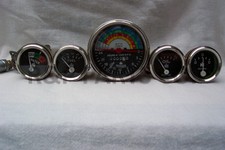 Tachometer Oil Temperature Amp Fuel Gauge Set For International Ih 240 Utility