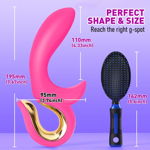 Multi-speed Thrusting Vibrator G Spot Clit Dildo Rabbit Female Adult Sex Toys - Picture 6 of 14