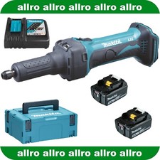 MAKITA Akku-Geradschleifer DGD800RTJ, 18 V 2 Akkus 5,0 Ah+ LG im MAKPAC  -NEU-