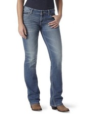 Wrangler Women's Retro Mae Mid Rise Stretch Boot Cut Jean