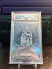 PSA 9 - 2022 Panini Zenith High Point Signatures TREVON DIGGS AUTO /10 #HPTD