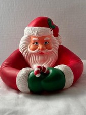 Vintage Celebrations by Silvestri Plastic Santa Face With Arms Bowl
