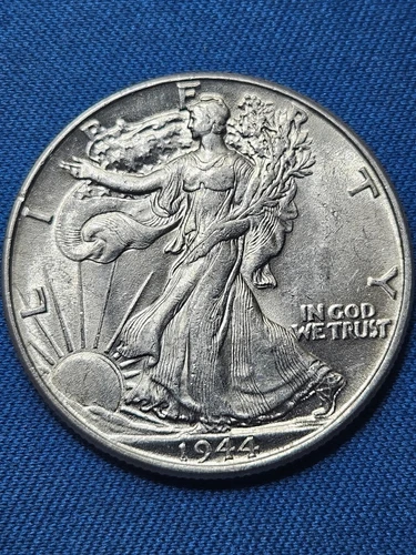 1944 Walking Liberty Silver Half Dollar AU (High Grade) #253