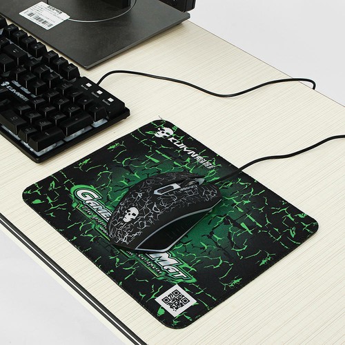 Colorido teclado con cable para juegos T6 y mouse para juegos LED de 2400 DPI combo almohadilla para mouse - Imagen 17 de 24