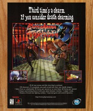 Battle Arena Toshinden 3 Takara PIE - Video Game Print Ads Poster Promo Art 1997