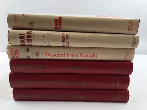 Harold Robbins Spellbinder Goodbye Janette Never Love Stranger Descent 79 Lot - Picture 10 of 12