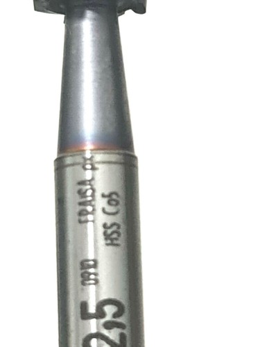 Fresadora de extremo de ranura en T SWISS FRAISA 12,5 X 2,5 mm HSS Co5 % - Imagen 7 de 10