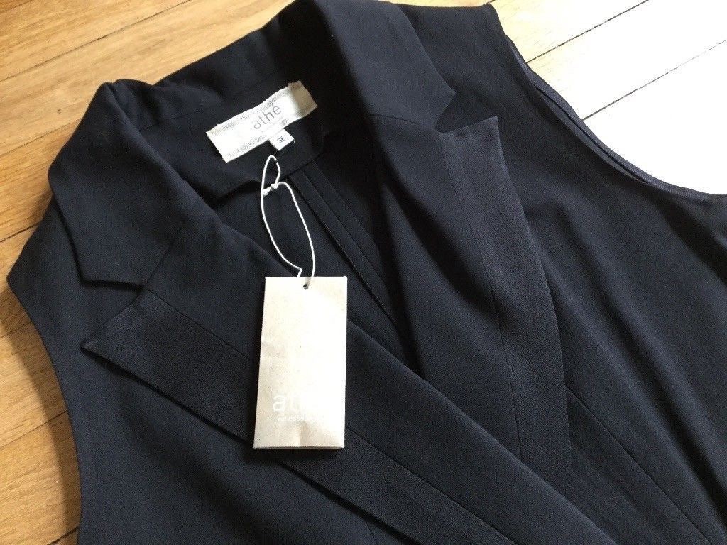 Robe Noire ATHE VANESSA BRUNO - Taille 36 - Neuve Avec étiquette