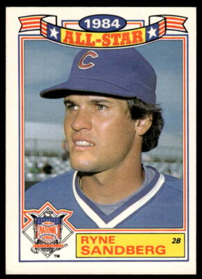 85   スティーブンステイルバーグ Ryne Sandberg 1985 Topps #3 Chicago Cubs | eBay