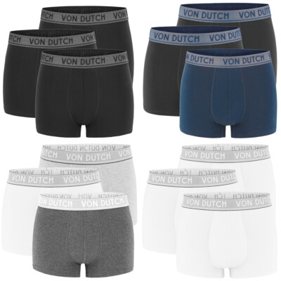 3er Pack Von Dutch Original Boxer Brief Boxershorts Herren Unterwäsche
