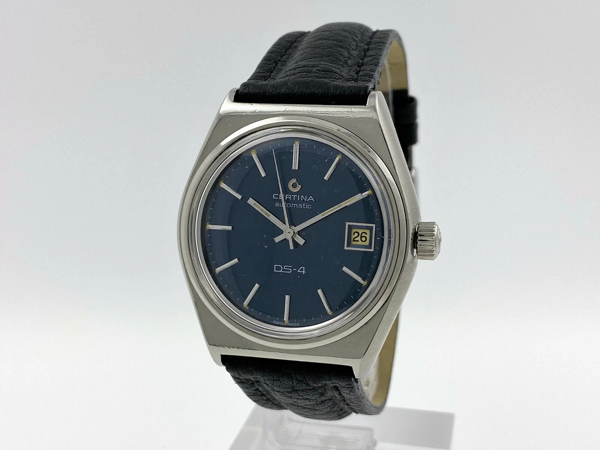 CERTINA DS 4 Vintage Automatic Watch Blue Dial 919.1430.4 SO478