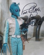 PAUL BLAKE signed Autogramm 20x25cm STAR WARS in Person autograph COA GREEDO