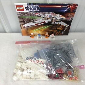 100% Complete Set EUC Lego Star Wars 9493 X-Wing Starfighter W/Manual, Minifigs 