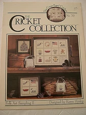Folk Art Sampling II Cross Stitch Pattern Leaflet The Cricket Collection 