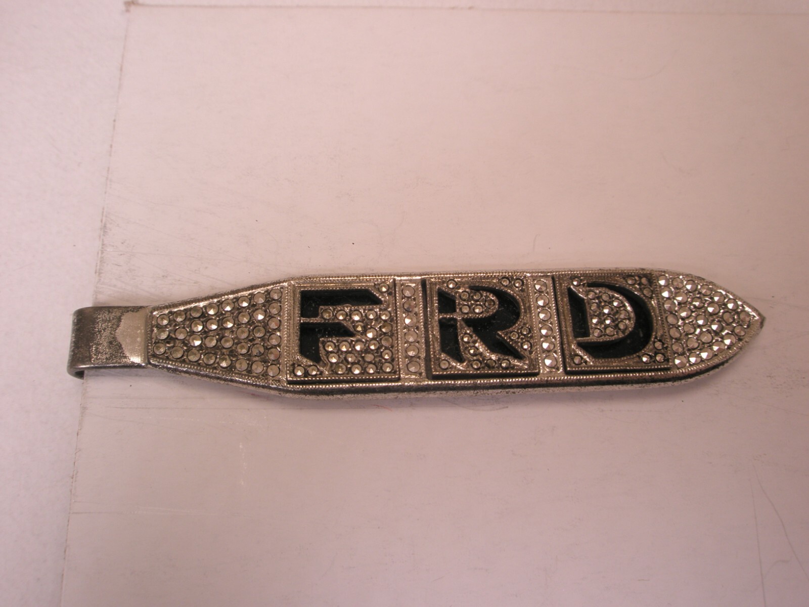 FRD Monogram Initial Letter STERLING SILVER Vinta… - image 1