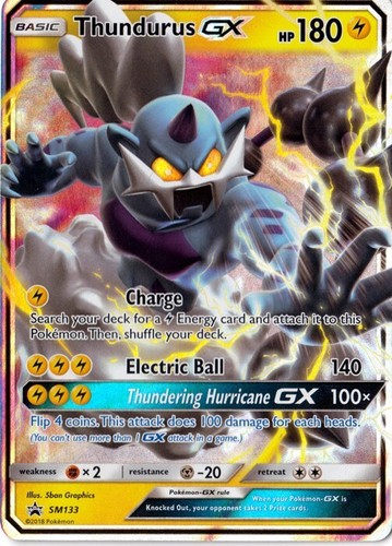 Thundurus GX SM133 SM Promos