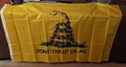 3x5 Feet Dont Tread on Me Gadsden Flag With 3 2nd Amendment Stickers, Polyester