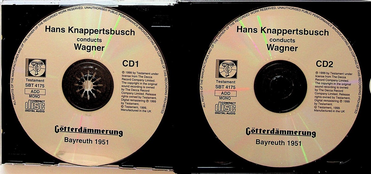 Richard Wagner Götterdämmerung 1951 Richard Wagner - Wagner: Götterdämmerung (Bayreuth Festival 1951