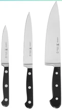 J.A. Henckels International Stainless Steel 3 Piece Starter Knife Set.