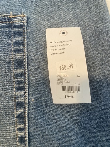 Lane Bryant,26,girlfriend Straight . Signature Fit, NWT. Lace Detail. High Rise - Picture 5 of 13