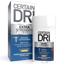 Certain Dri Extra Strength Clinical Antiperspirant Solid Deodorant 1.7 Oz