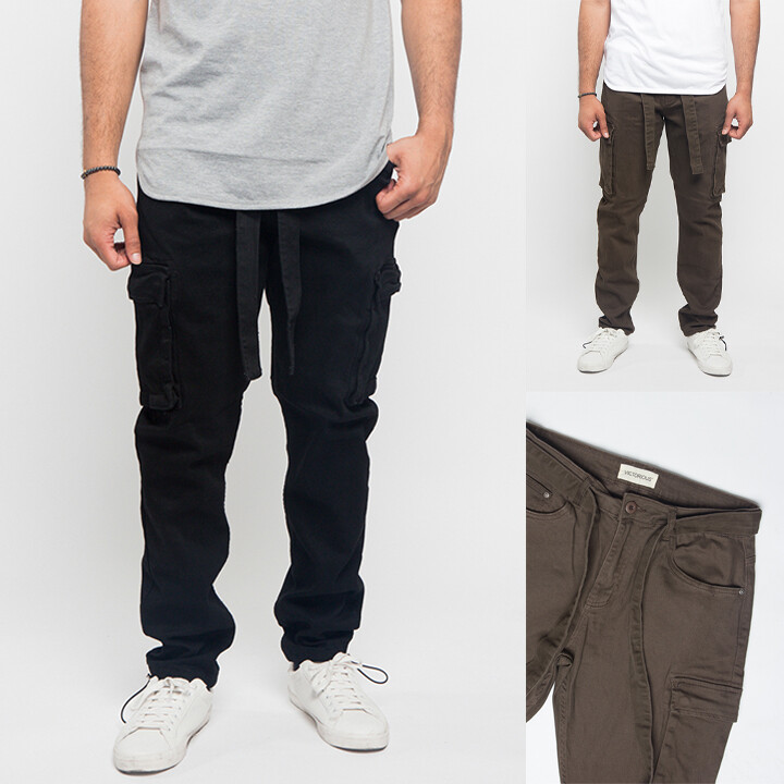 Victorious Men's Casual Ankle String Drawstring Tied Color Victorious Men's Casual Ankle String Drawstring Tied Color