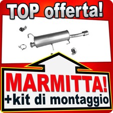 Silenziatore Posteriore per PEUGEOT 307 CC 2.0 177CH CABRIO COUPE