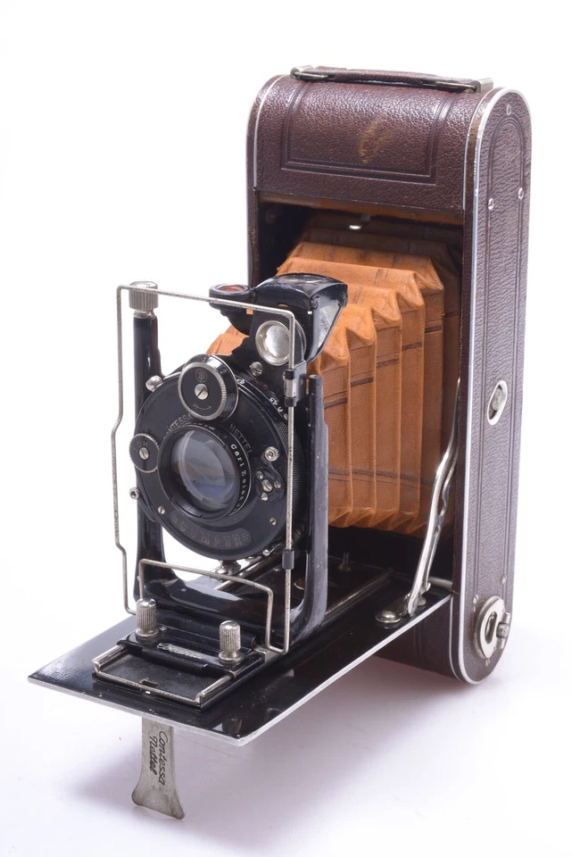 ✅ CÁMARA CONTESSA NETTEL COCARETTE II LUJO 6,5X11CM LENTE ZEISS TESSAR 120MM 4,5 Foto 2 de 4