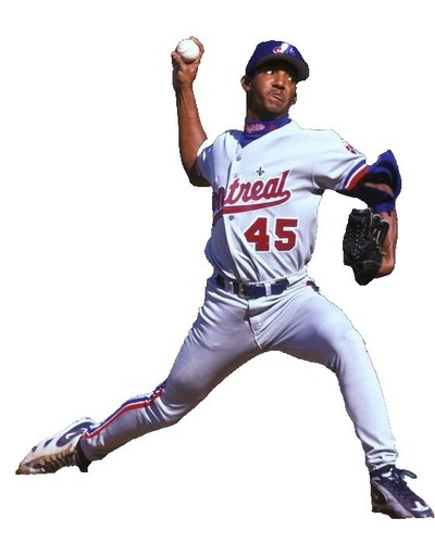 Pedro Martinez 1997 Montreal Expos Jackie 50th Anniv. Blue Jersey