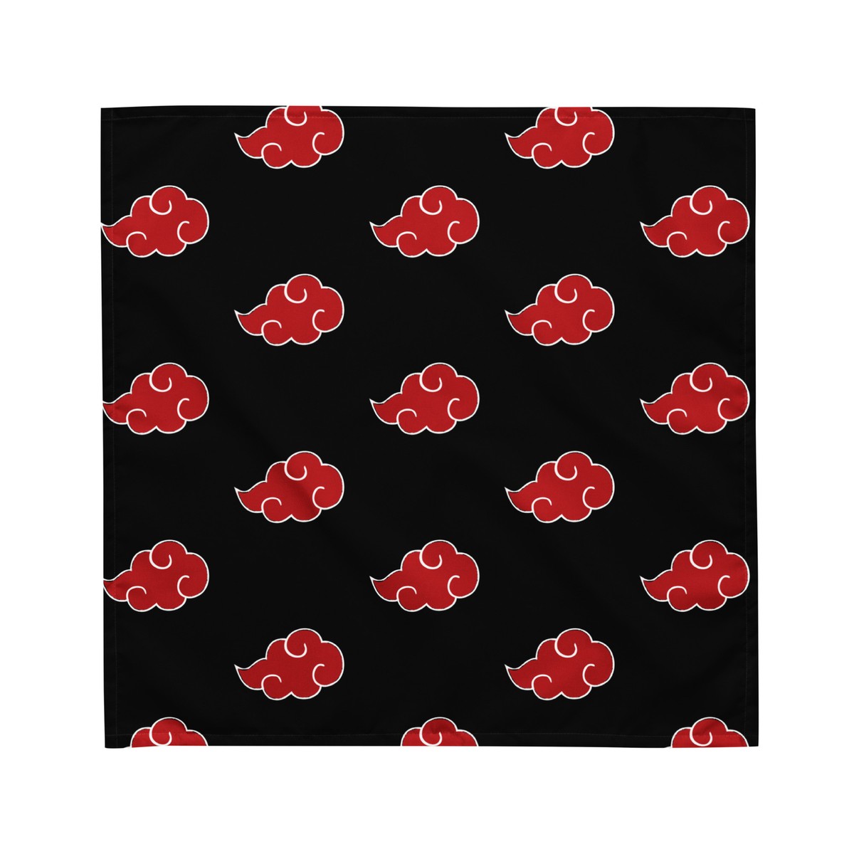 Red and Black Anime AKATSUKI bandana Red Cloud NARUTO | eBay display picture 1