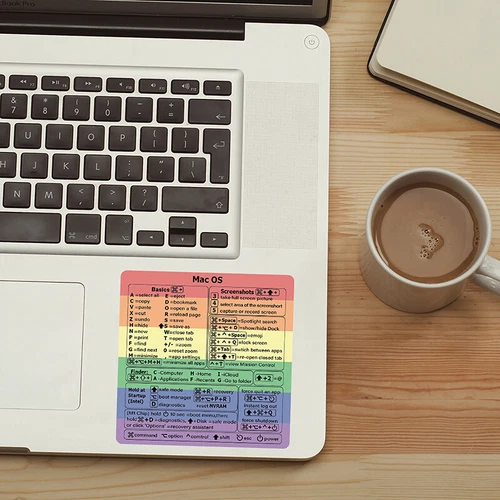 Shortcuts Sticker For Mac OS System New Shortcut Key Sticker Word Excel Decal