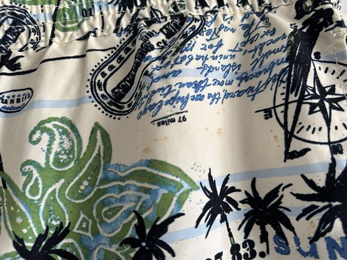 Costumi da bagno Carribean Joe bauli da tavola pantaloncini da bagno da uomo foderati cordino SL - Foto 3 di 15