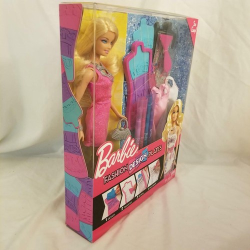 Barbie Fashion Design Plates Doll X7892 2012 BNIB NRFB NEW Mattel - Picture 2 of 12
