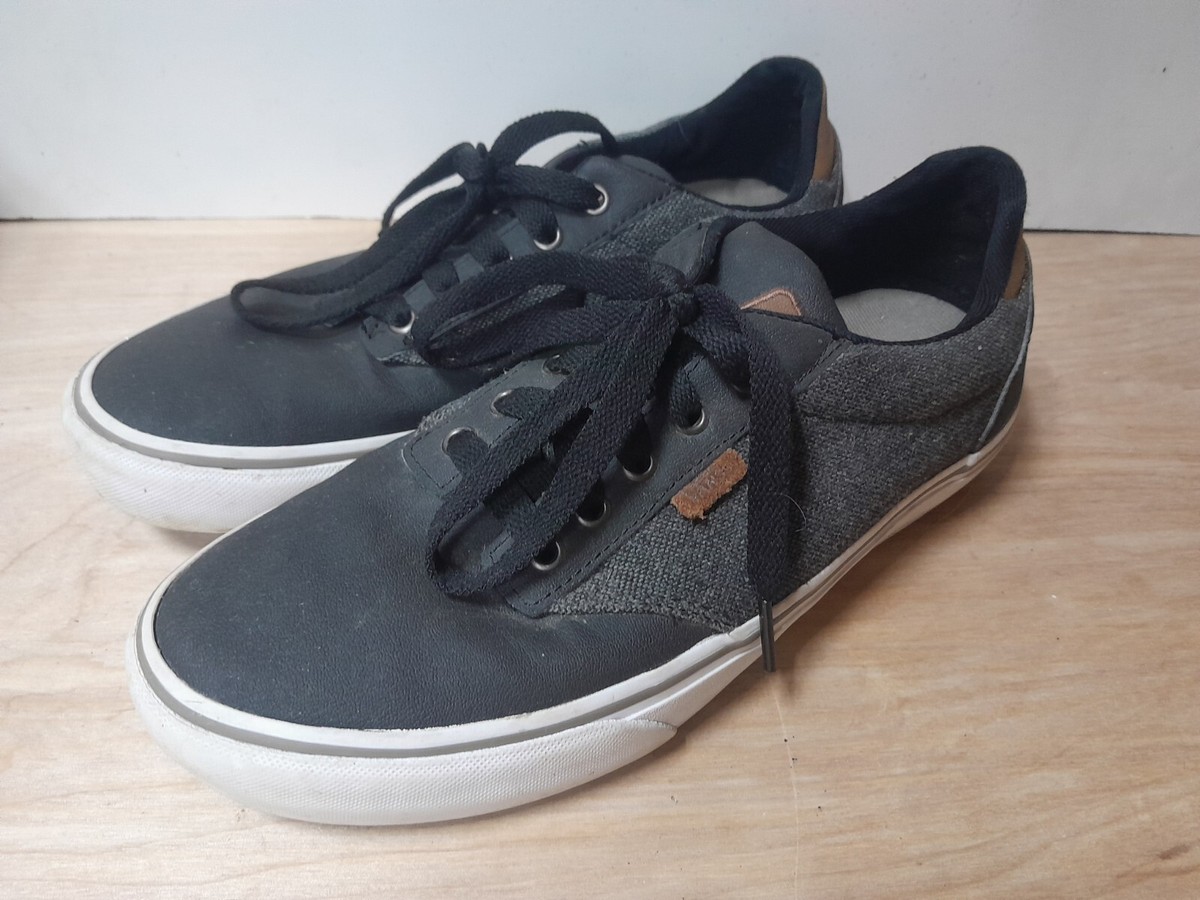 Vans Sneaker Atwood Deluxe Comfort Mens Shoes Black Dark Gray Size
