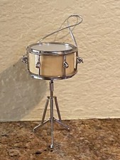 Percussion instrument Snare Drum Christmas Tree Ornament 3 inches