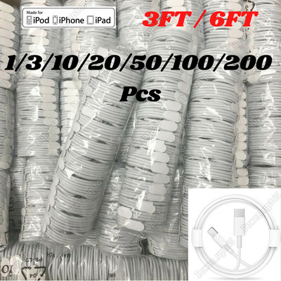 Wholesale Lot Fast Charger USB C Type-C PD Cable For iPhone 14 13 12 11 Pro Max