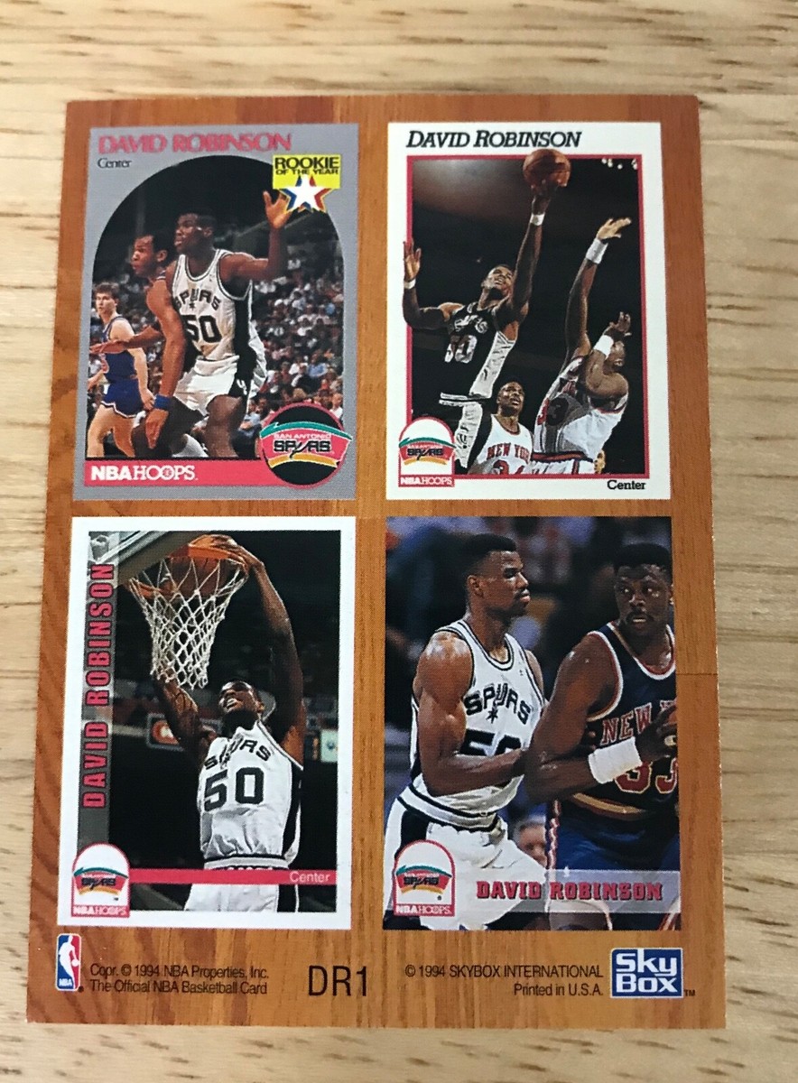 1993-94 NBA Hoops #DR1 David Robinson San Antonio Spurs Basketball