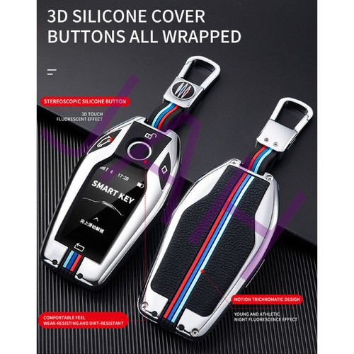 CAR REMOTE COVER SMART DISPLAY KEY FOR ELECTRIC BMW I8 5 7 G SERIES X5 - Picture 7 of 8