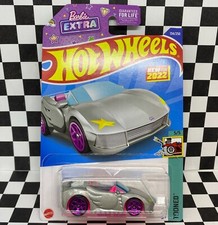 Hot Wheels 2022 Mainline Tooned Silver Grey Barbie Extra 1/64