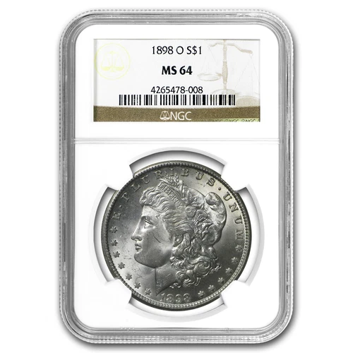 1898-O Morgan Dollar MS-64 NGC