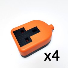 Heavy duty high impact Extension Lead Trailing Socket End Single 1 Gang 13amp x4