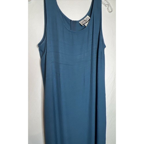 Vintage Women's Size 12 Sheri Martin New York 2pc Sleeveless Dress/ Sheer Jacket - Picture 15 of 24