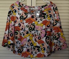 Powerpuff Girls Print Tiered Ruffle Mini Skirt — listing 2